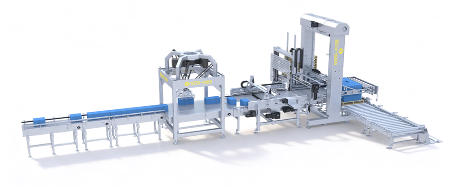 极致高效，，省心之。。。刮铀9888蜘蛛手预编组码垛机震撼来袭